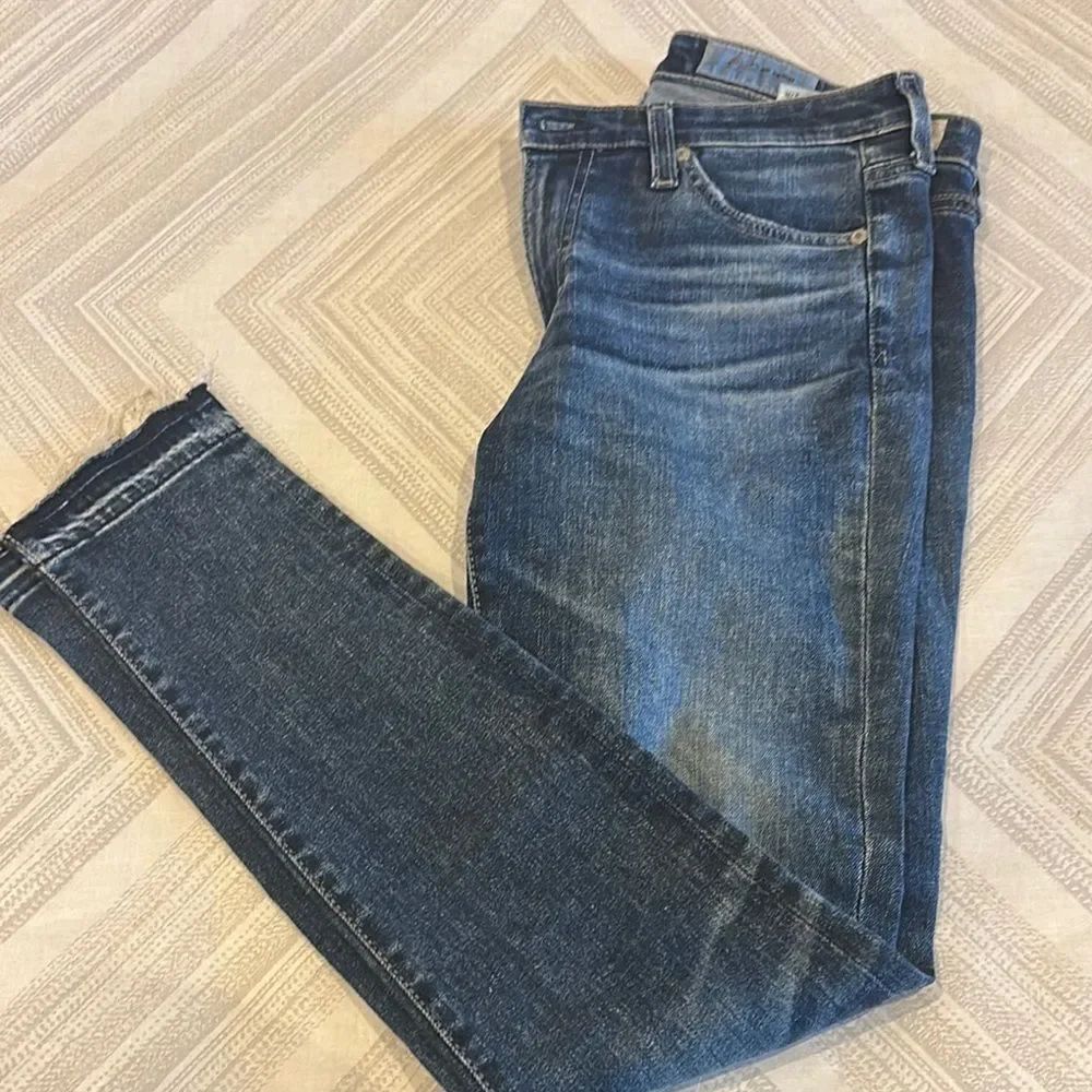 AG Classic Blue Denim Jeans Super Skinny Ankle - Size 27R